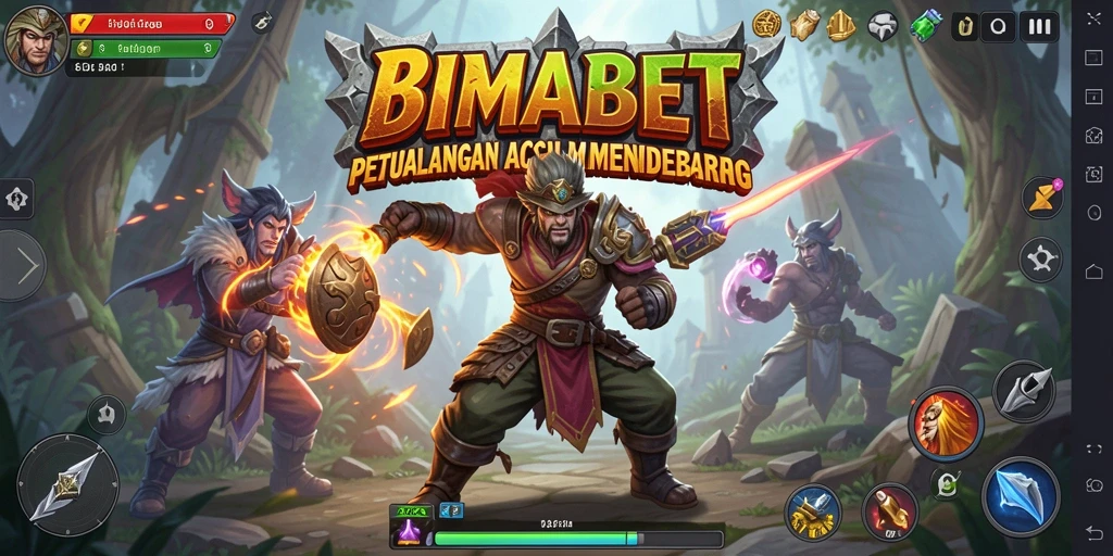 Tampilan gameplay seru dari game ARPG BIMABET.