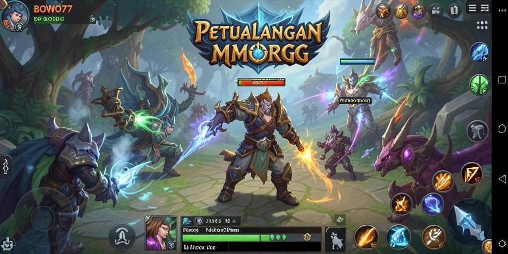 Gameplay menakjubkan BOWO77 yang penuh aksi dan petualangan.