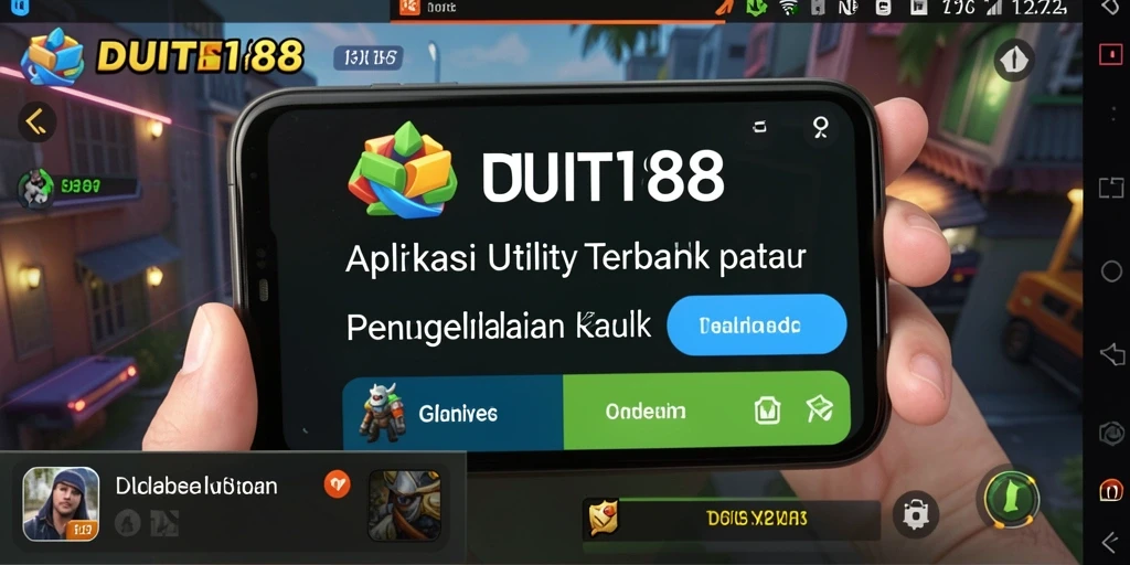 Tampilan antarmuka utama DUIT188 yang sederhana dan mudah dipahami.