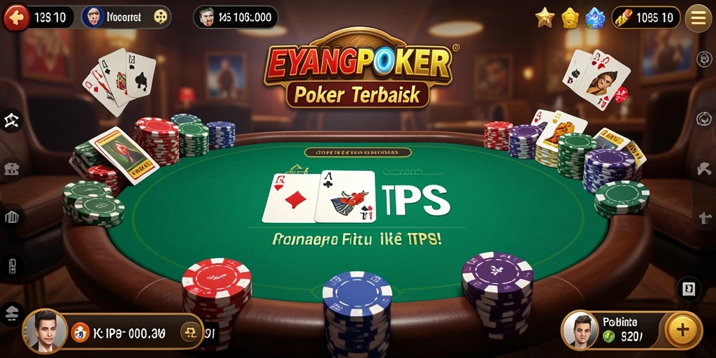 Screenshot EYANGPOKER menampilkan pertarungan poker yang seru dengan grafis menarik.