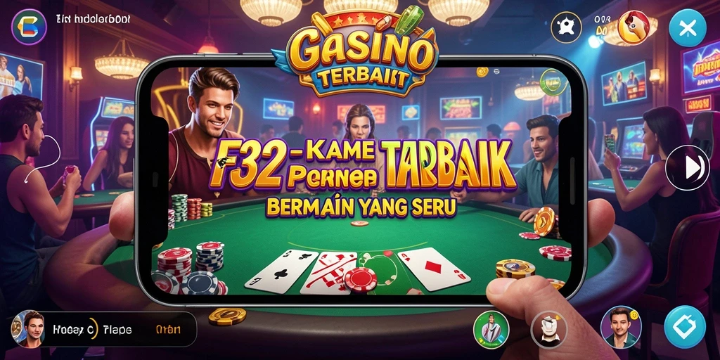 Tampilan menarik dari permainan kasino di F32 yang mengasyikkan.