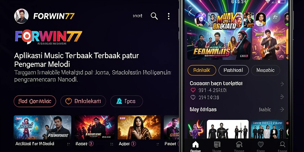 Gameplay interaktif yang menghibur dengan musik favorit di FORWIN77.