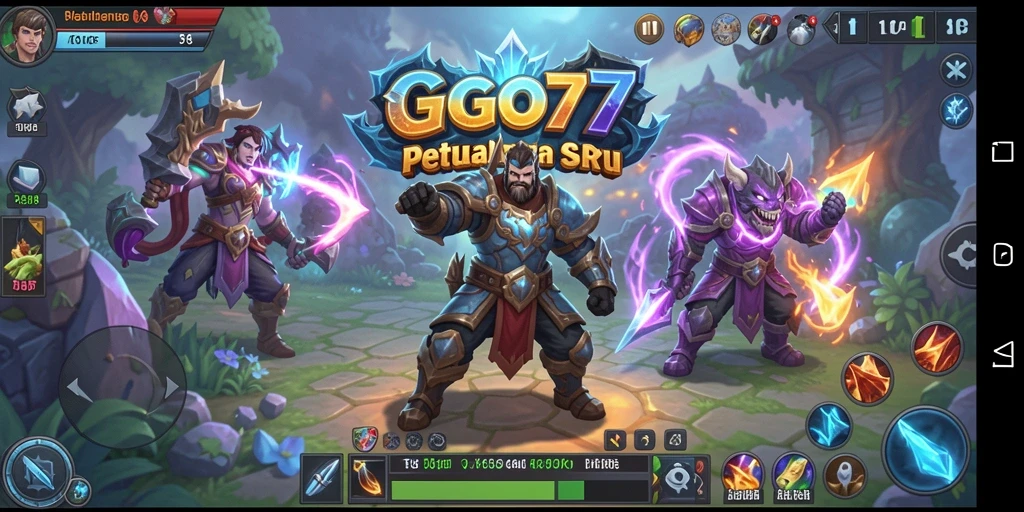 Tampilan gameplay GOGO77 yang menarik dalam petualangan ARPG.