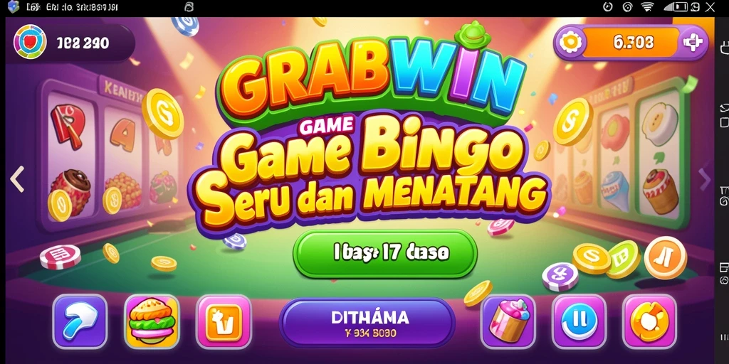 Tampilan gameplay Bingo yang menarik di GRABWIN.