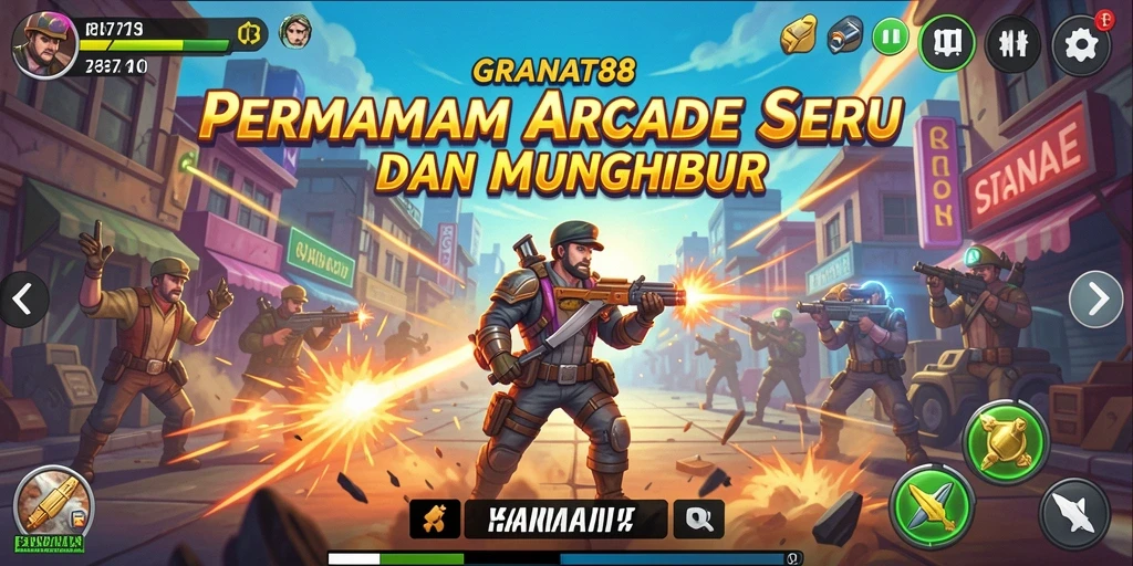 Screenshot utama dari gameplay <strong>GRANAT88</strong> yang menampilkan aksi seru dan cepat.