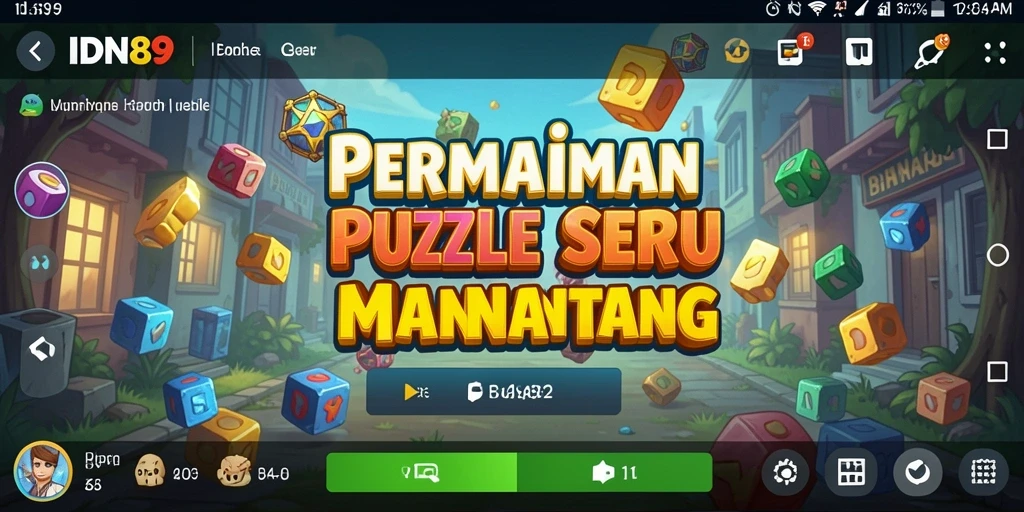 Screenshot gameplay IDN89 menampilkan momen seru saat menyelesaikan puzzle.