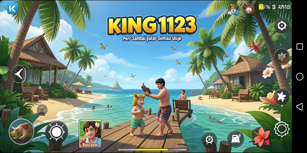 Tampilan gameplay <strong>KING123</strong> yang seru dan berwarna-warni.