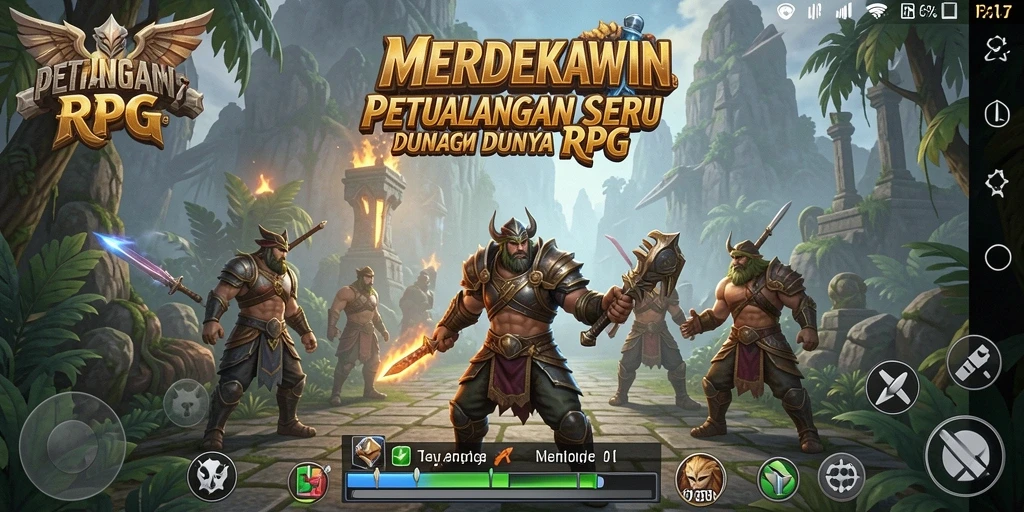 Tampilan gameplay <strong>MERDEKAWIN</strong> yang menarik dan penuh aksi.