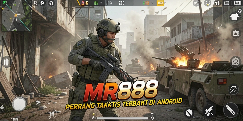 Tampilan gameplay seru dan intens dalam MR888.