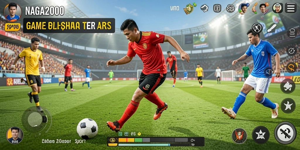 Tampilan gameplay NAGA2000 yang menarik dalam cabang olahraga.