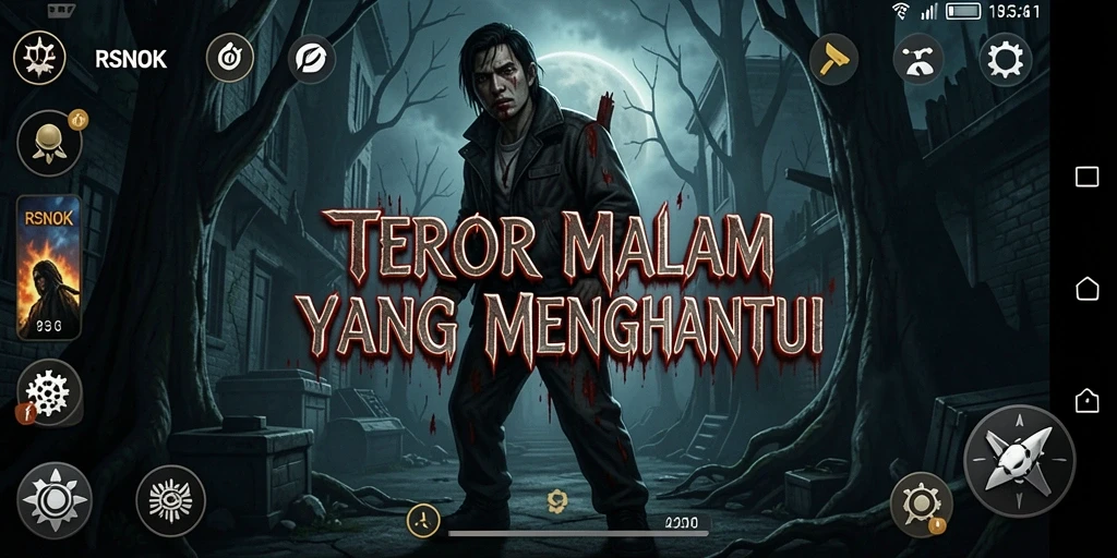 Tangkapan layar gameplay RSNOK menunjukkan momen menegangkan dari pengalaman Horror.