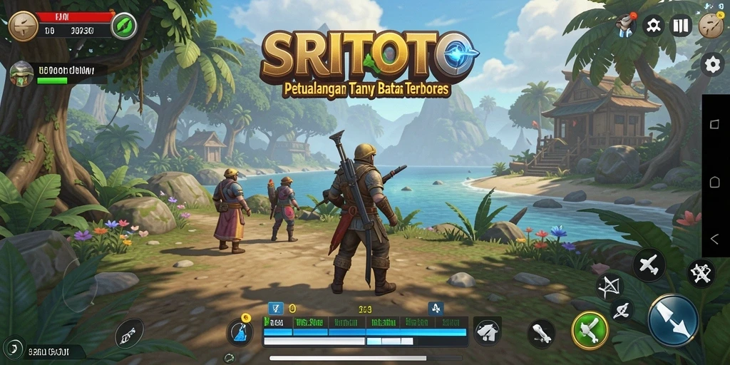 Tangkapan layar gameplay seru SRITOTO di dunia terbuka.