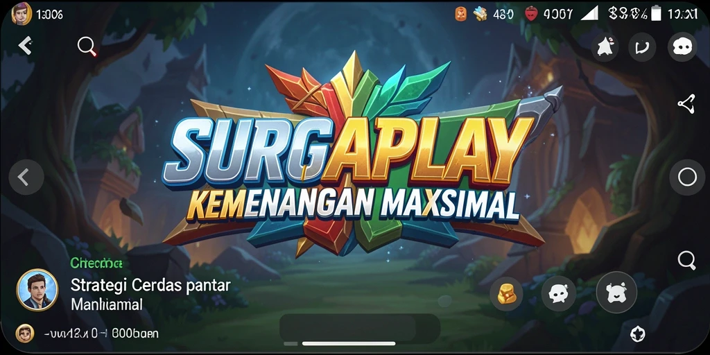 Tampilan gameplay SURGAPLAY dengan aksi strategi yang mendebarkan.