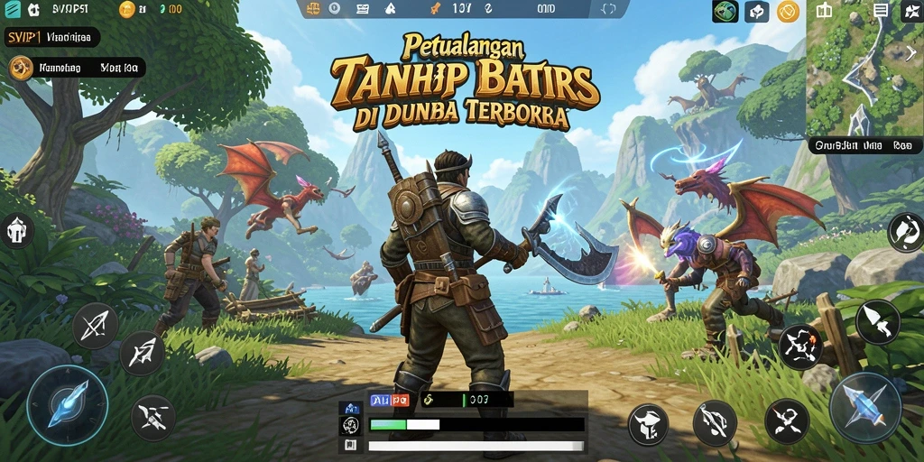 Tampilan gameplay <strong>SVIP1</strong> yang menakjubkan dan dunia terbuka yang luas.