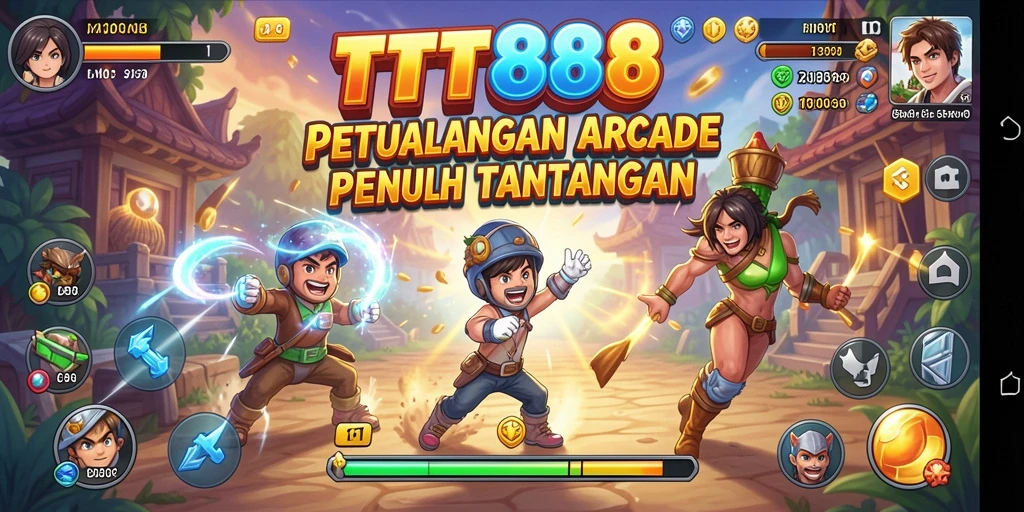 Screenshot gameplay TTT888 yang seru dan menantang.
